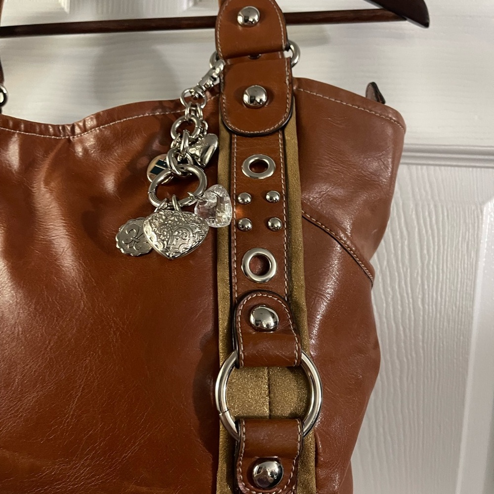 KATHY VAN ZEELAND BAG SUPER SPACIOUS WITH BEAUTIFUL CHARM - Picture 5 of 14